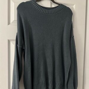 Hollister Women's Crewneck Sweater in Slate Blue